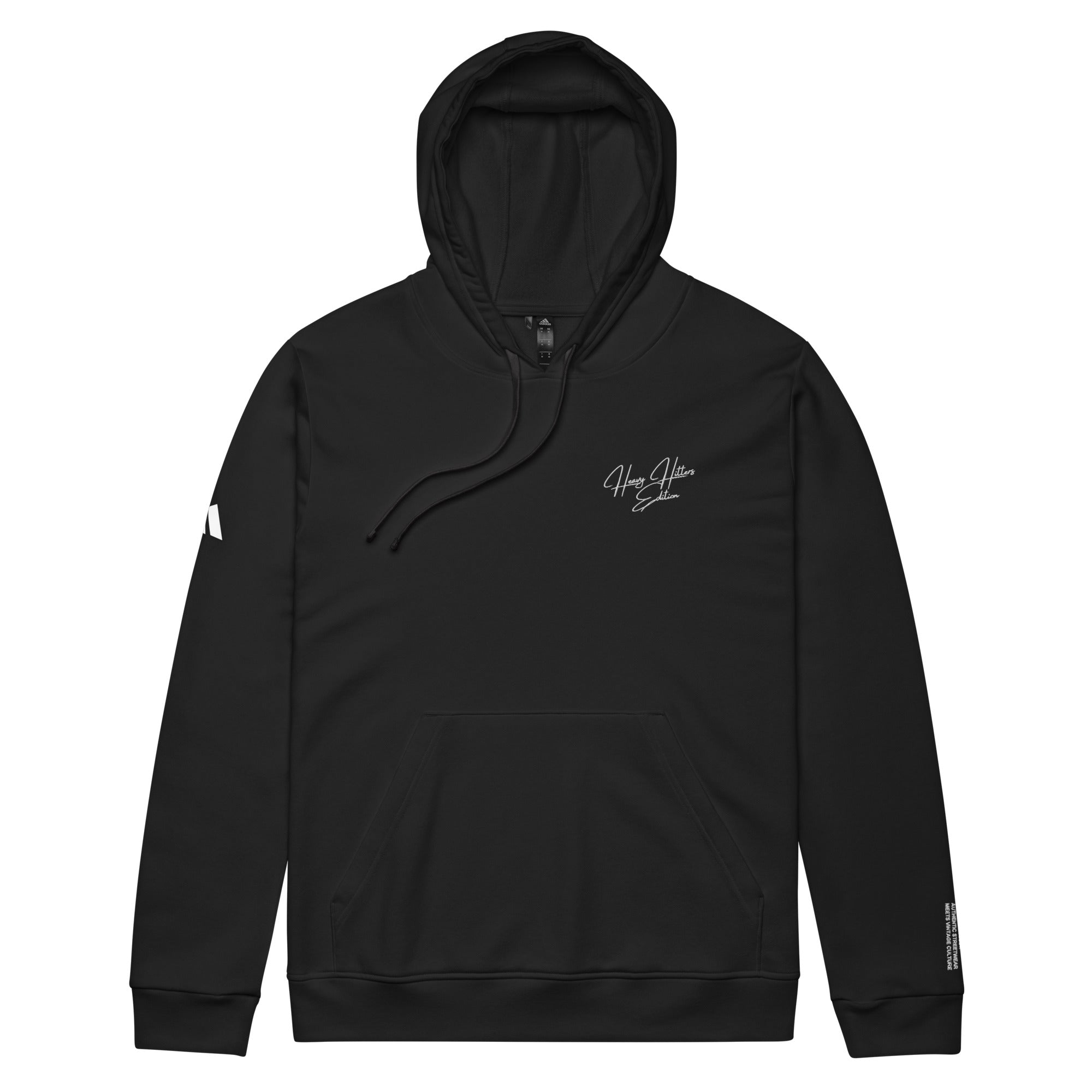 Adidas—inspired Hoodlum Fleece Hoodie - Heavy Hitters Edition - The Hoodlum Co.