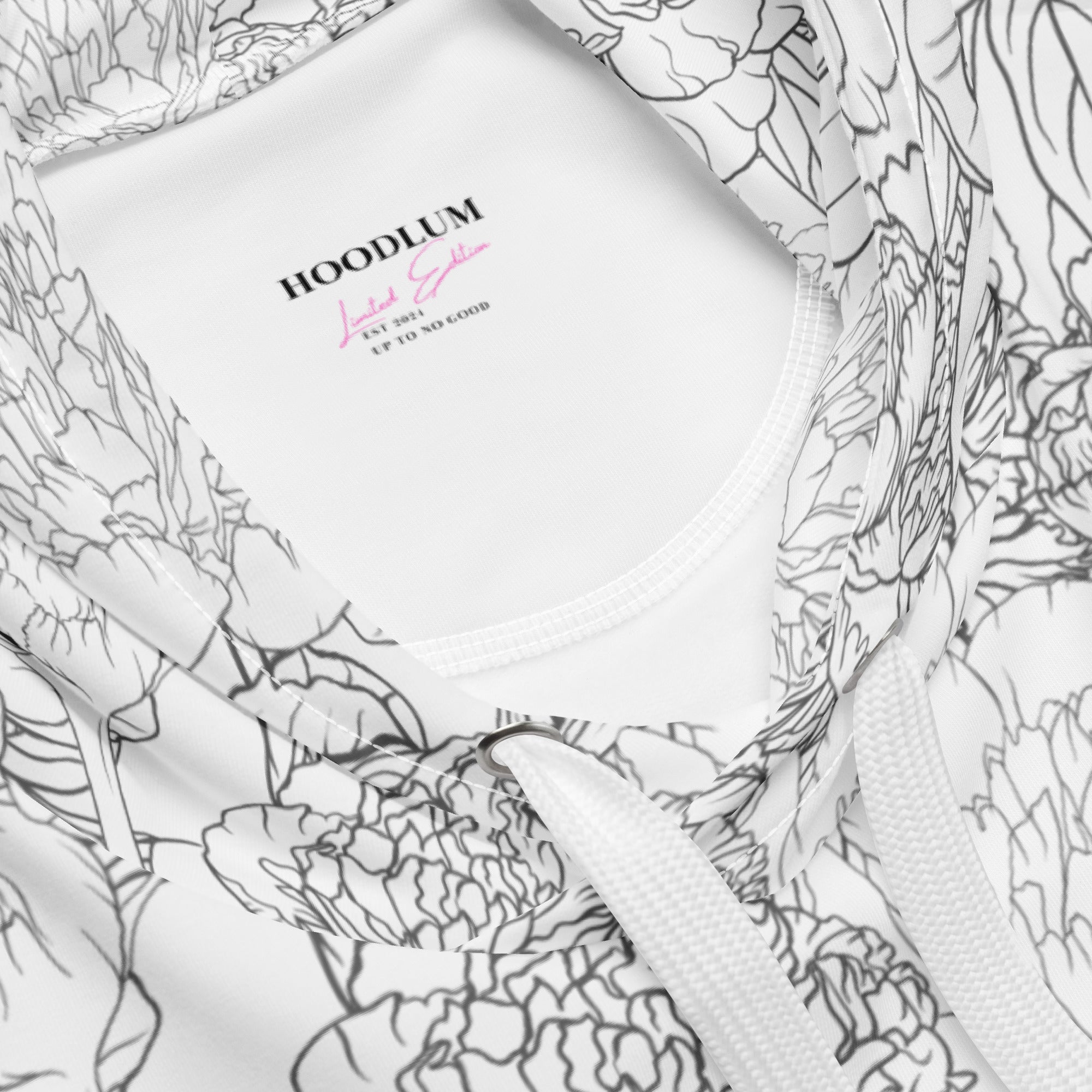 Floral Pen Drawings Hoodie - Limited Edition by Hoodlum Co. - The Hoodlum Co.