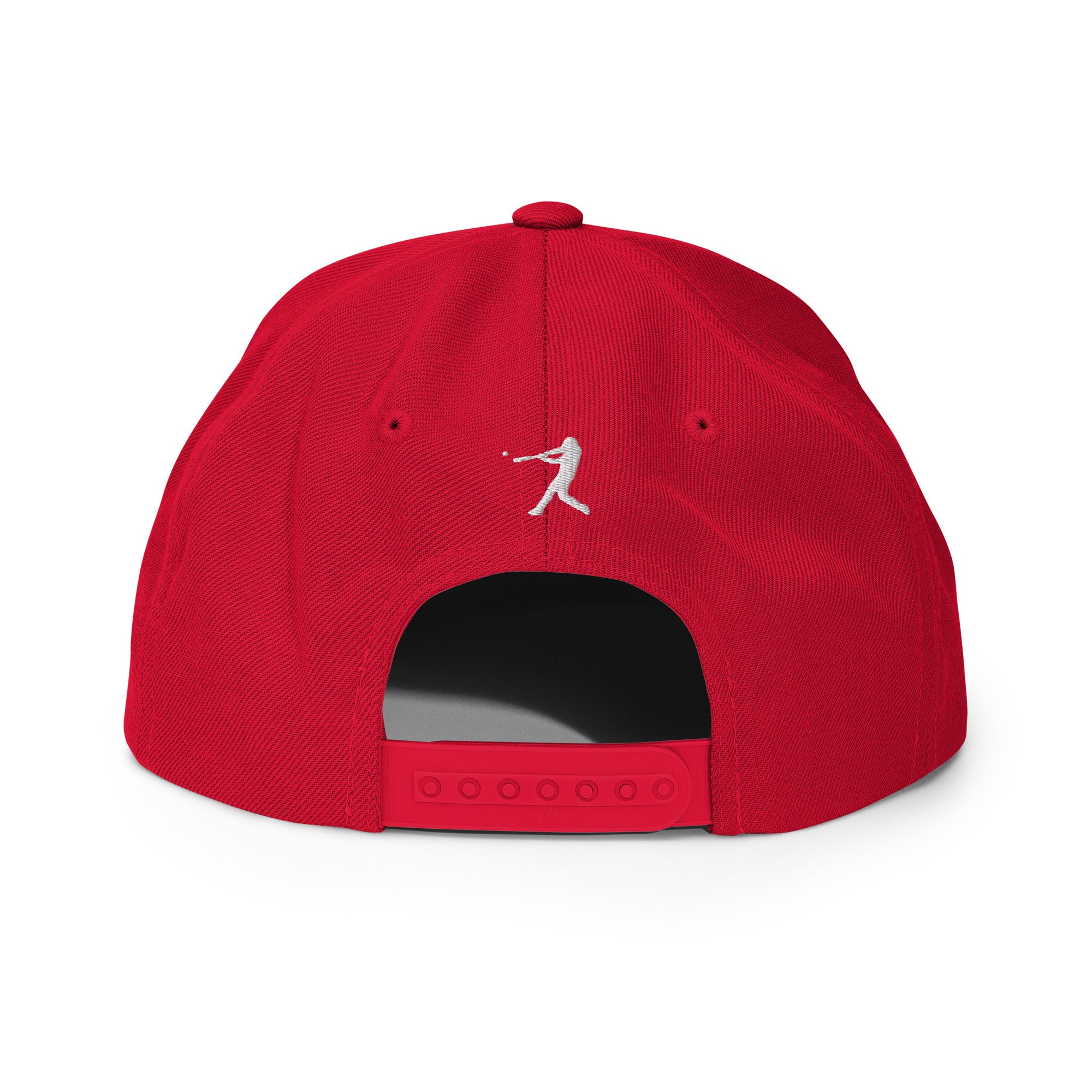Baseball Rebel Snapback - Crimson Red - The Hoodlum Co.