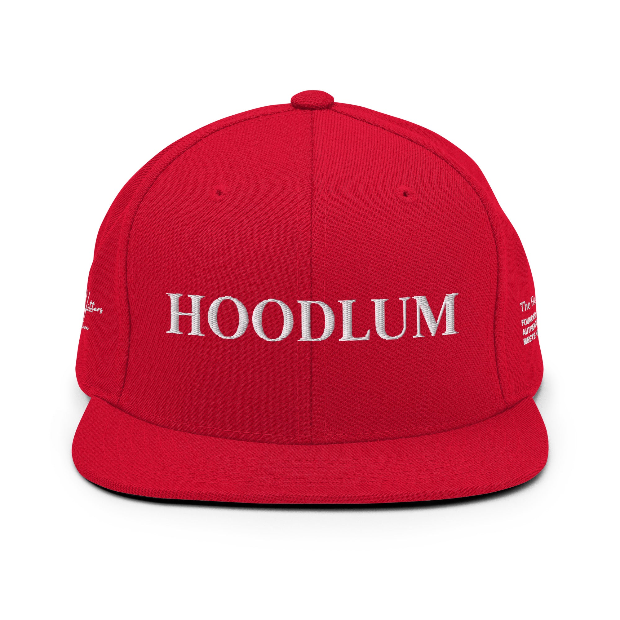 Baseball Rebel Snapback - Crimson Red - The Hoodlum Co.