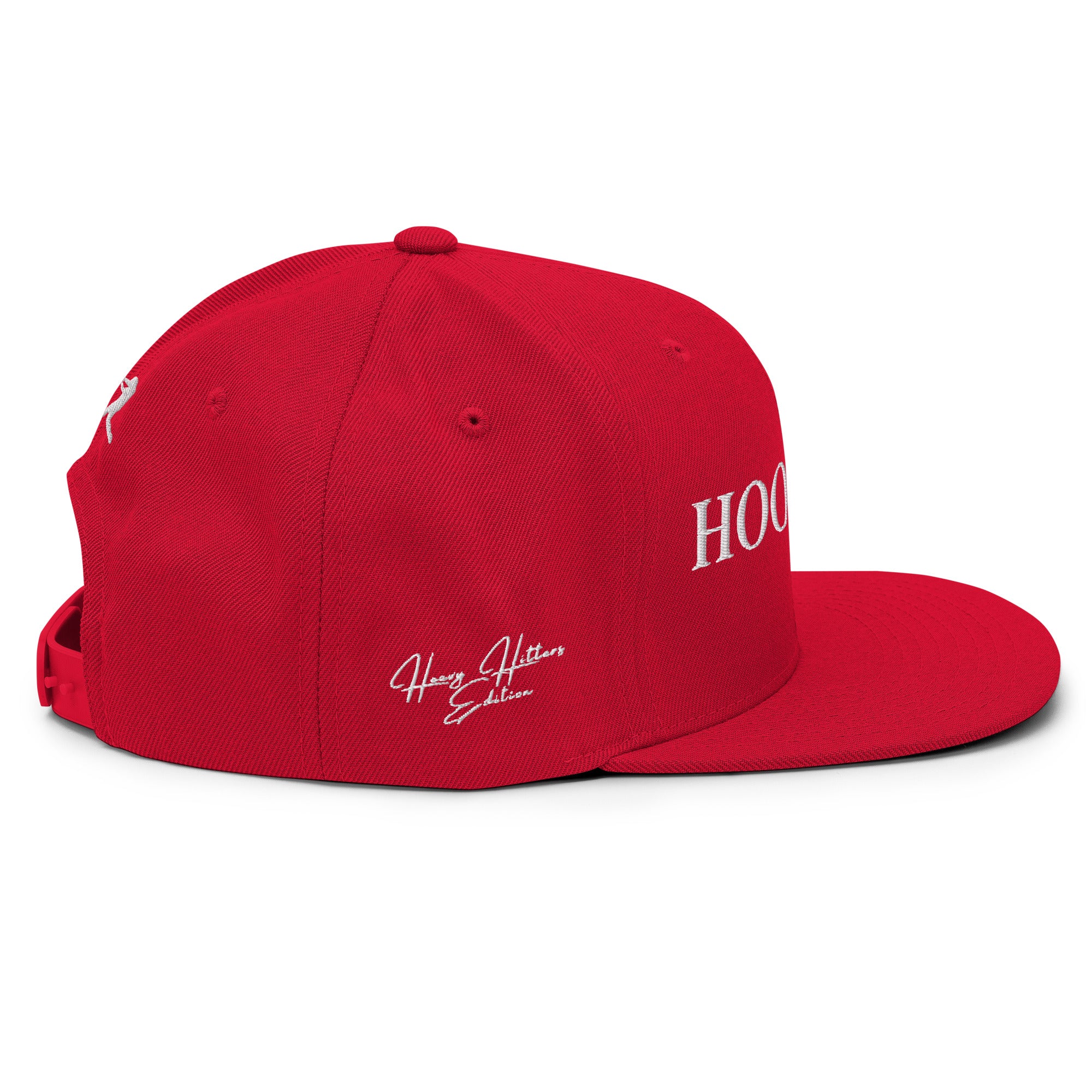 Baseball Rebel Snapback - Crimson Red - The Hoodlum Co.