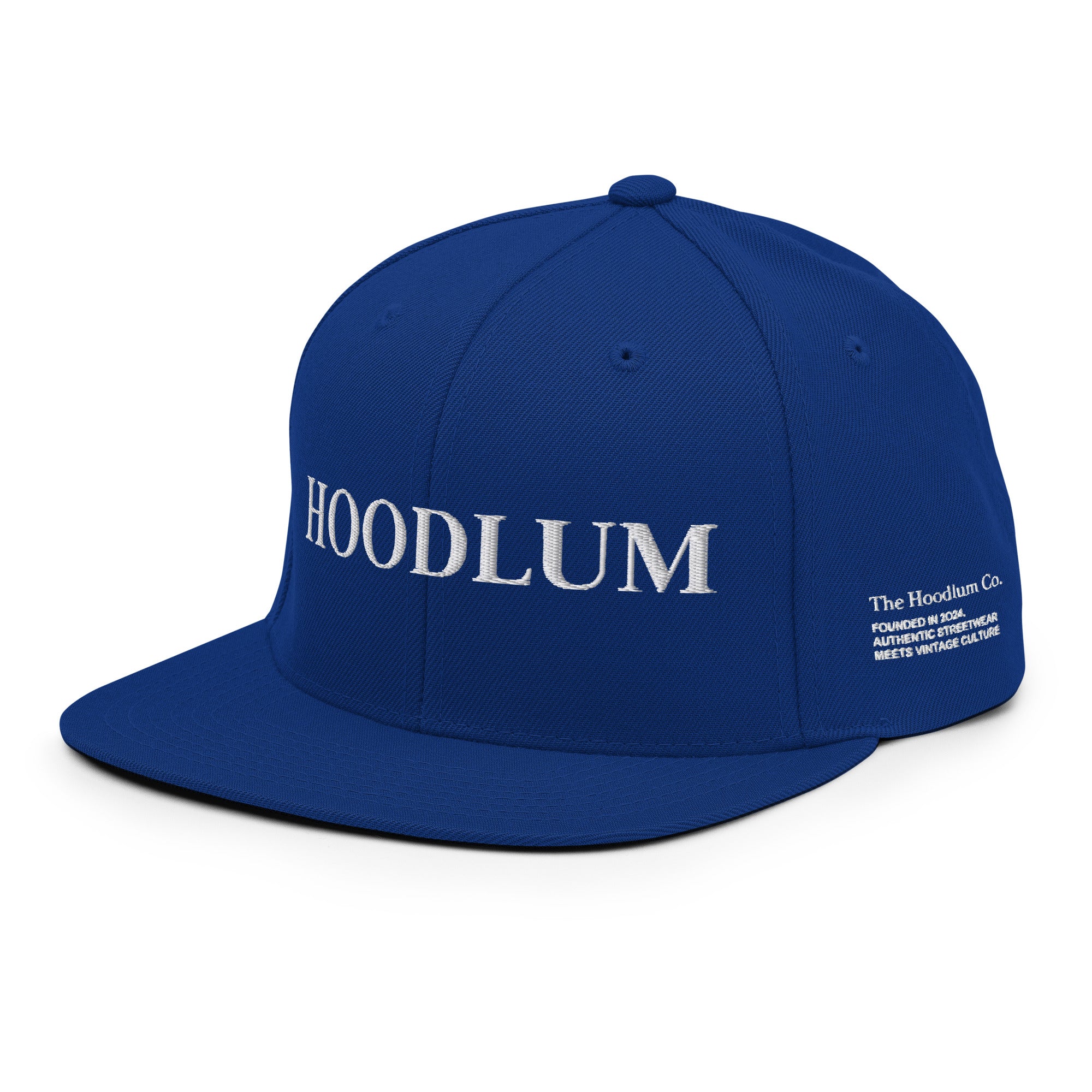 Baseball Rebel Snapback - Royal Blue - The Hoodlum Co.