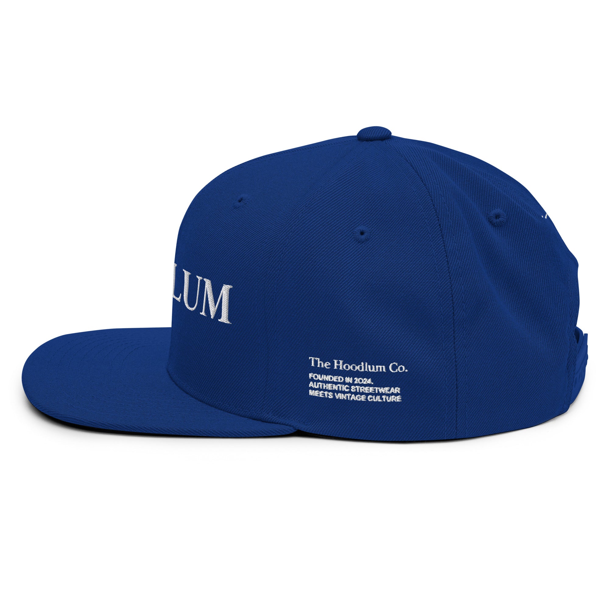 Baseball Rebel Snapback - Royal Blue - The Hoodlum Co.