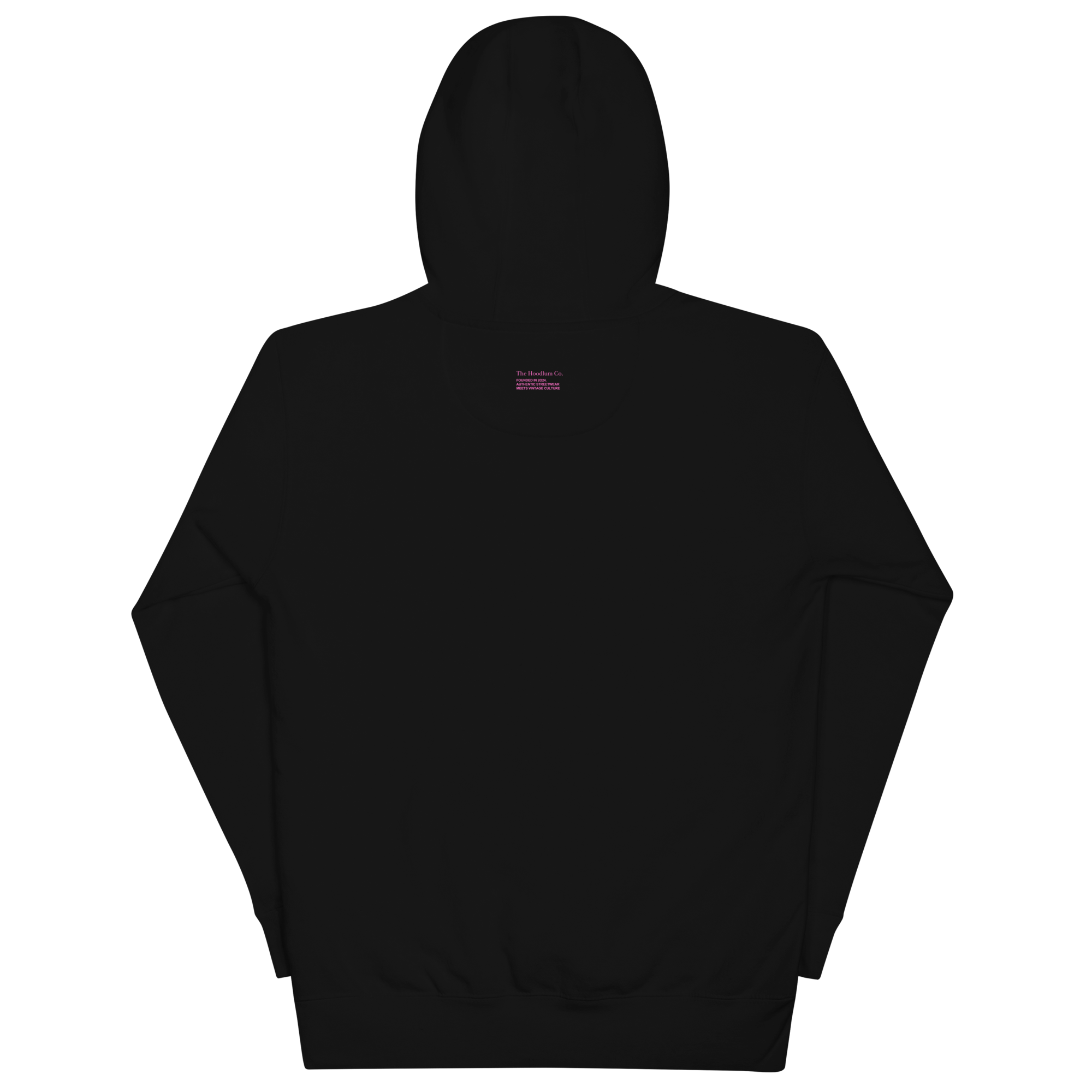 Hoodlum Classic Hoodie Black w/ Pink