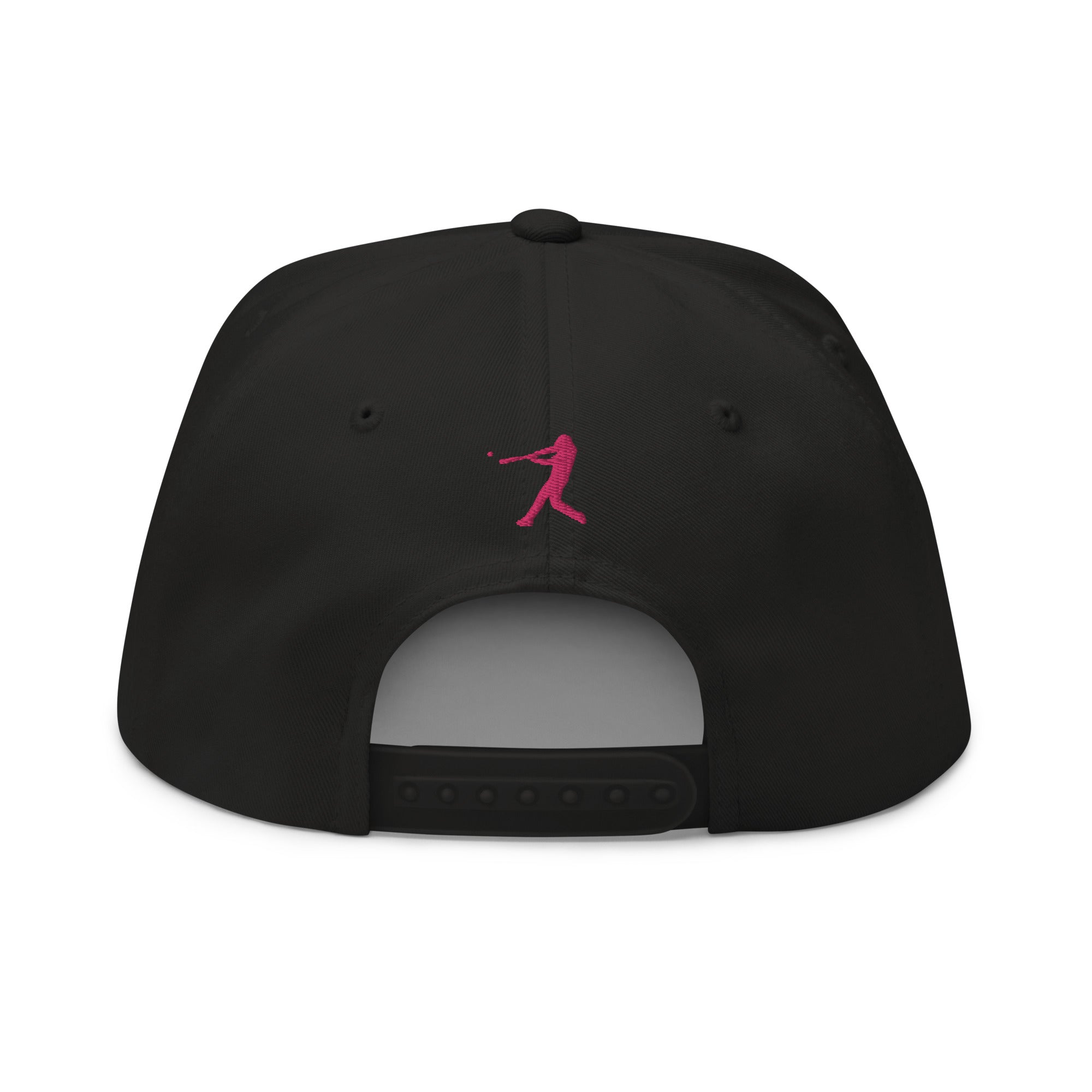 Flat Bill Baseball Cap: Heavy Hitters Edition - Black Diamond Blush - The Hoodlum Co.