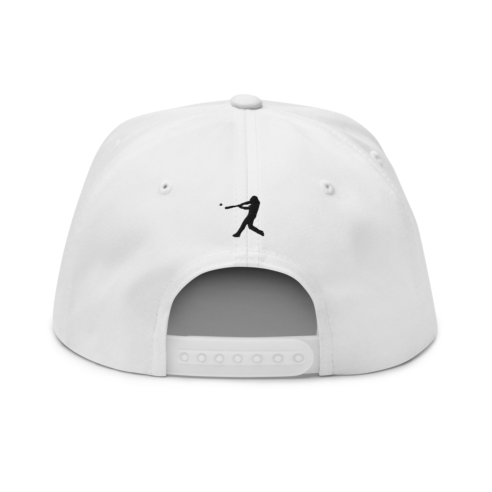 Flat Bill Baseball Cap: Heavy Hitters Edition - White Knight - The Hoodlum Co.