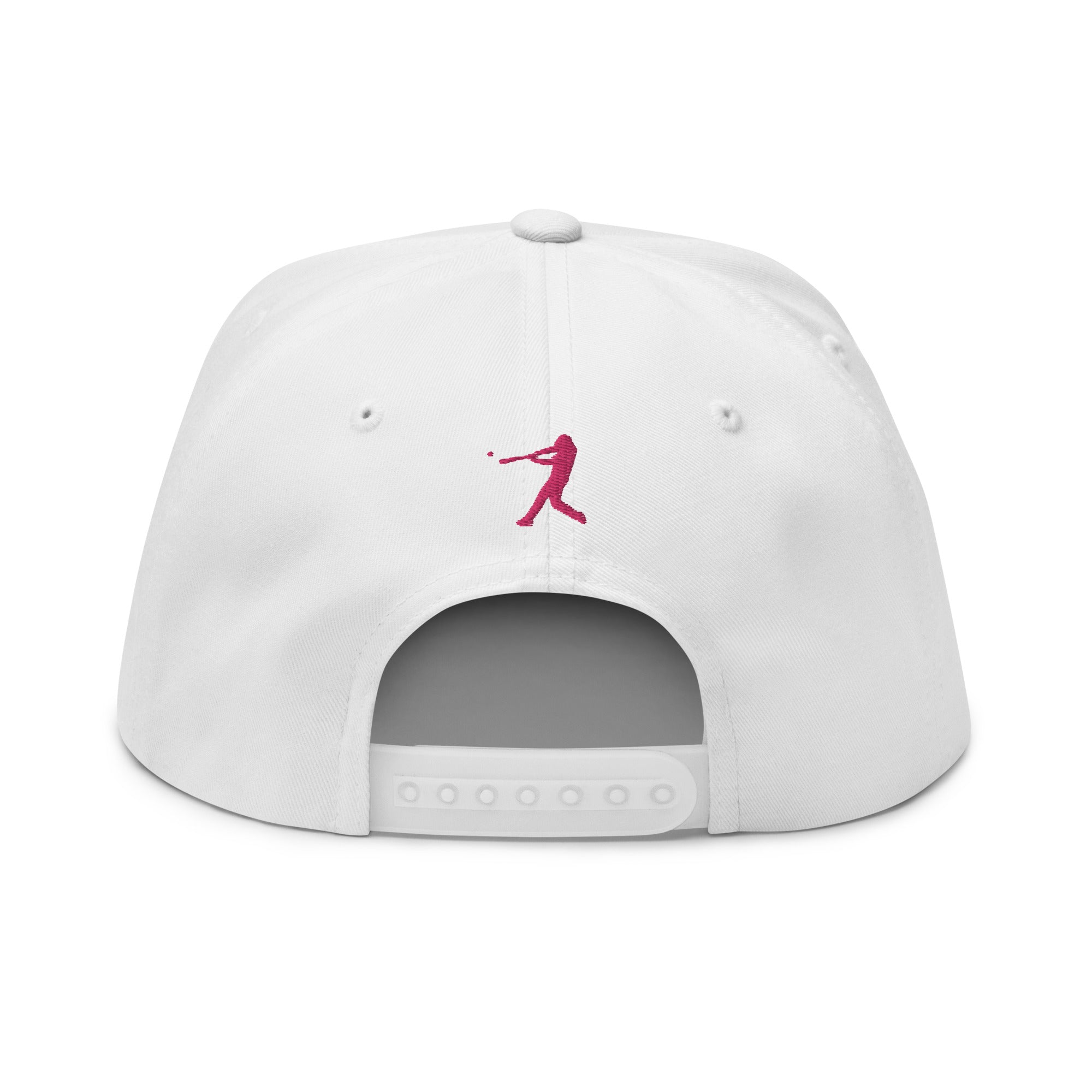 Flat Bill Baseball Cap: Heavy Hitters Edition - Pretty in Pink - The Hoodlum Co.