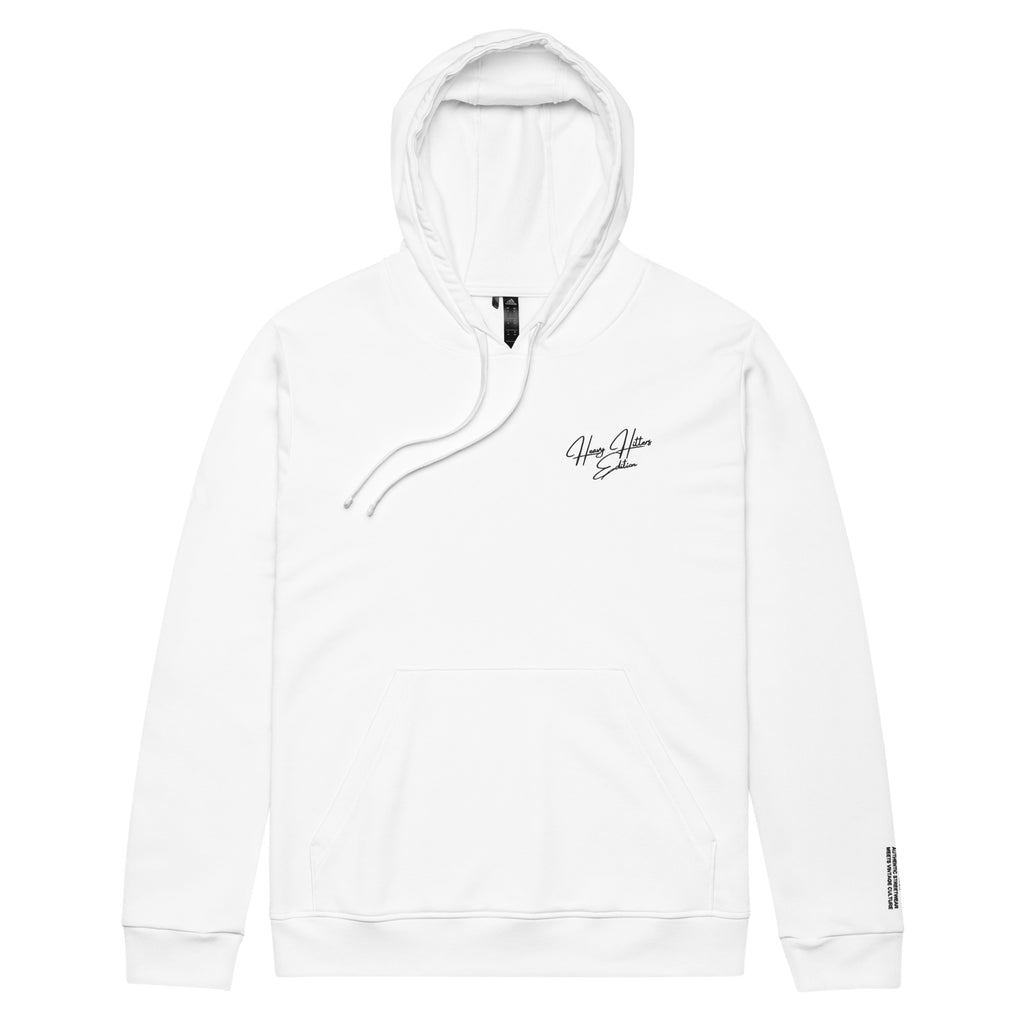 Adidas—inspired Hoodlum Fleece Hoodie - Heavy Hitters Edition - Black Stitch - The Hoodlum Co.