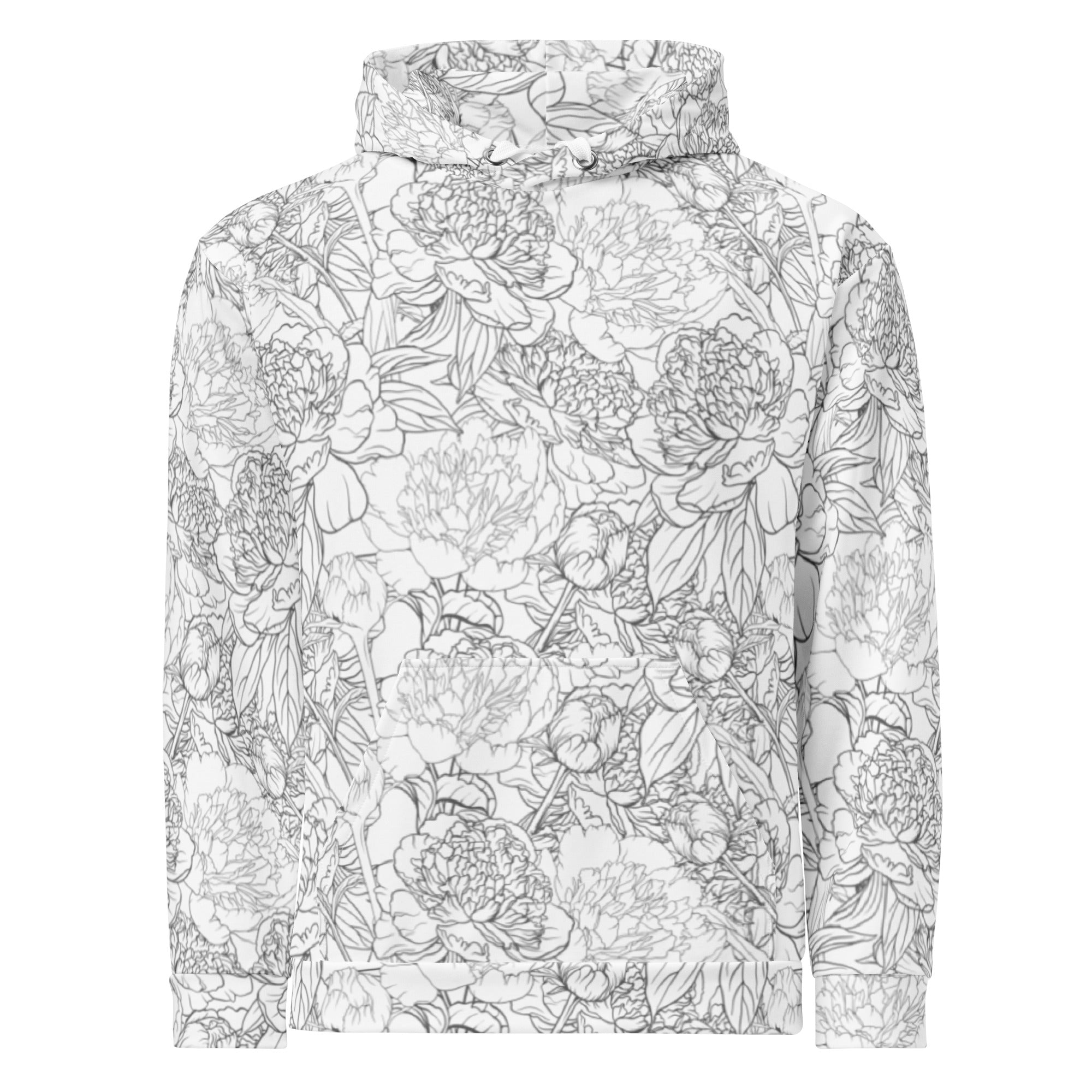 Floral Pen Drawings Hoodie - Limited Edition by Hoodlum Co. - The Hoodlum Co.