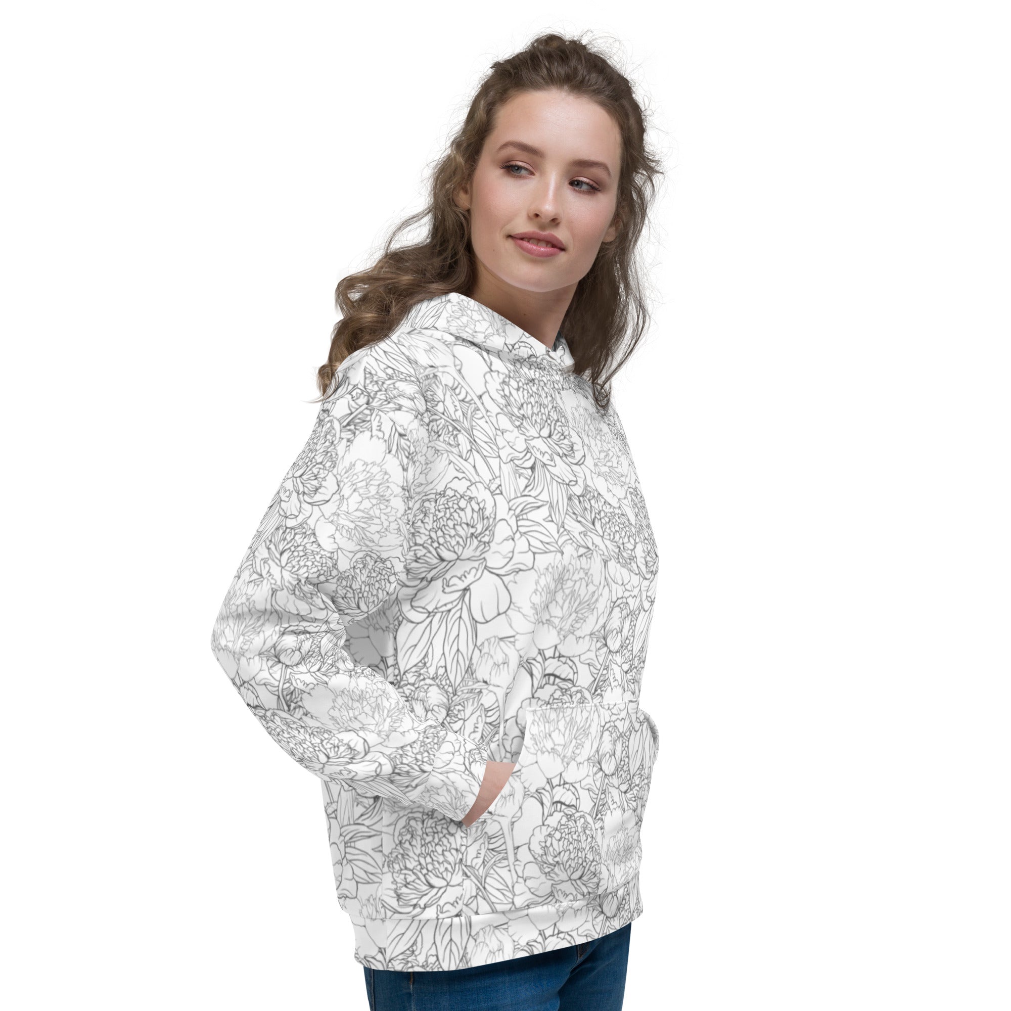 Floral Pen Drawings Hoodie - Limited Edition by Hoodlum Co. - The Hoodlum Co.