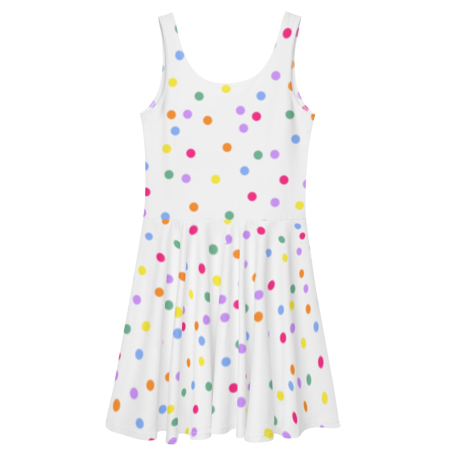 Hustle Glam Polka Dot Skater Dress - The Hoodlum Co.