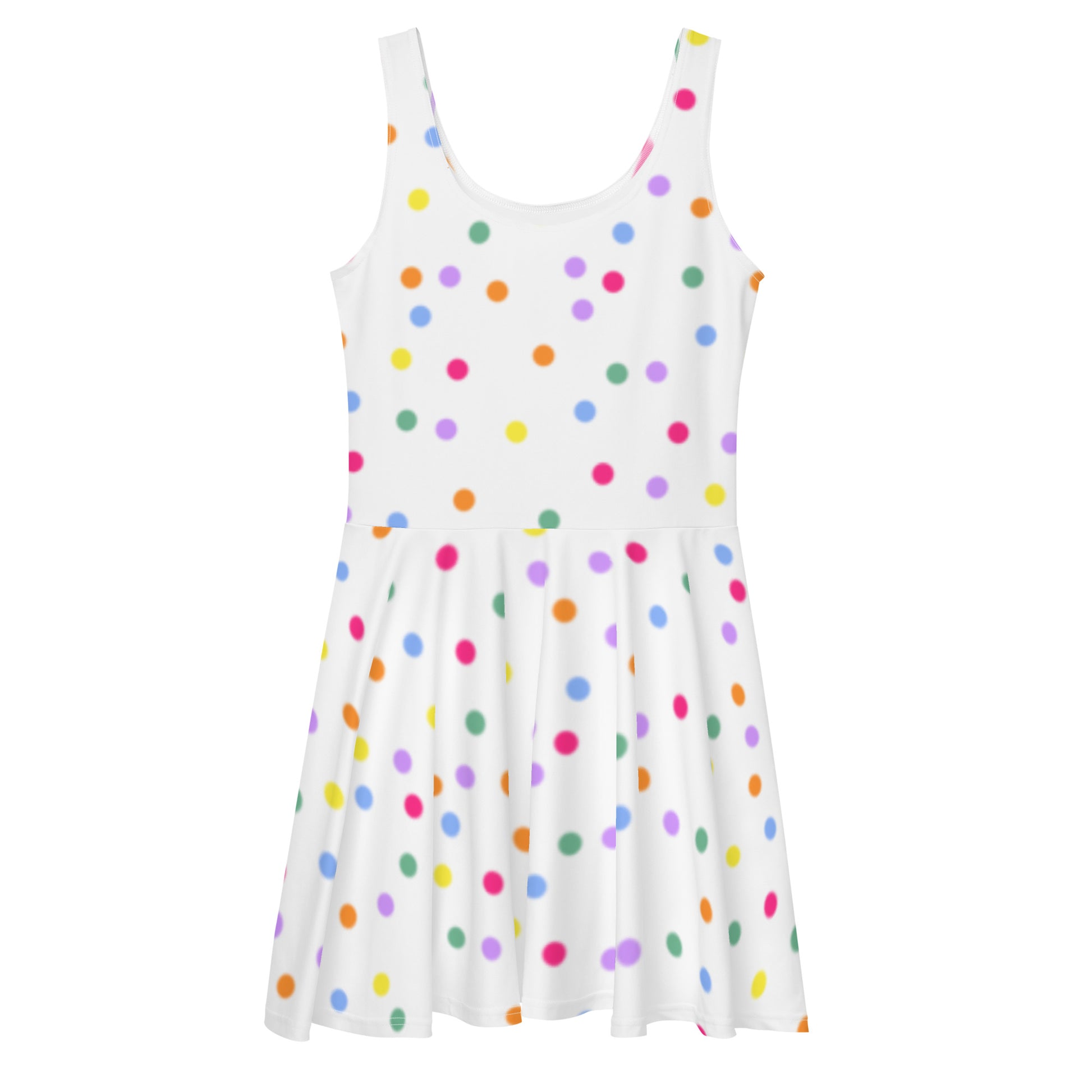 Hustle Glam Polka Dot Skater Dress - The Hoodlum Co.