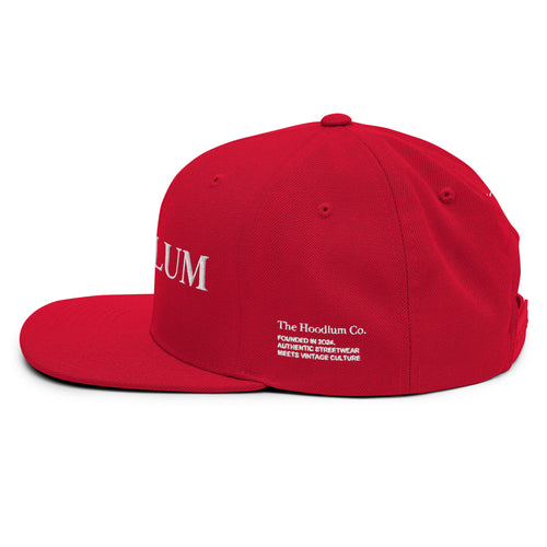Baseball Rebel Snapback - Crimson Red - The Hoodlum Co.