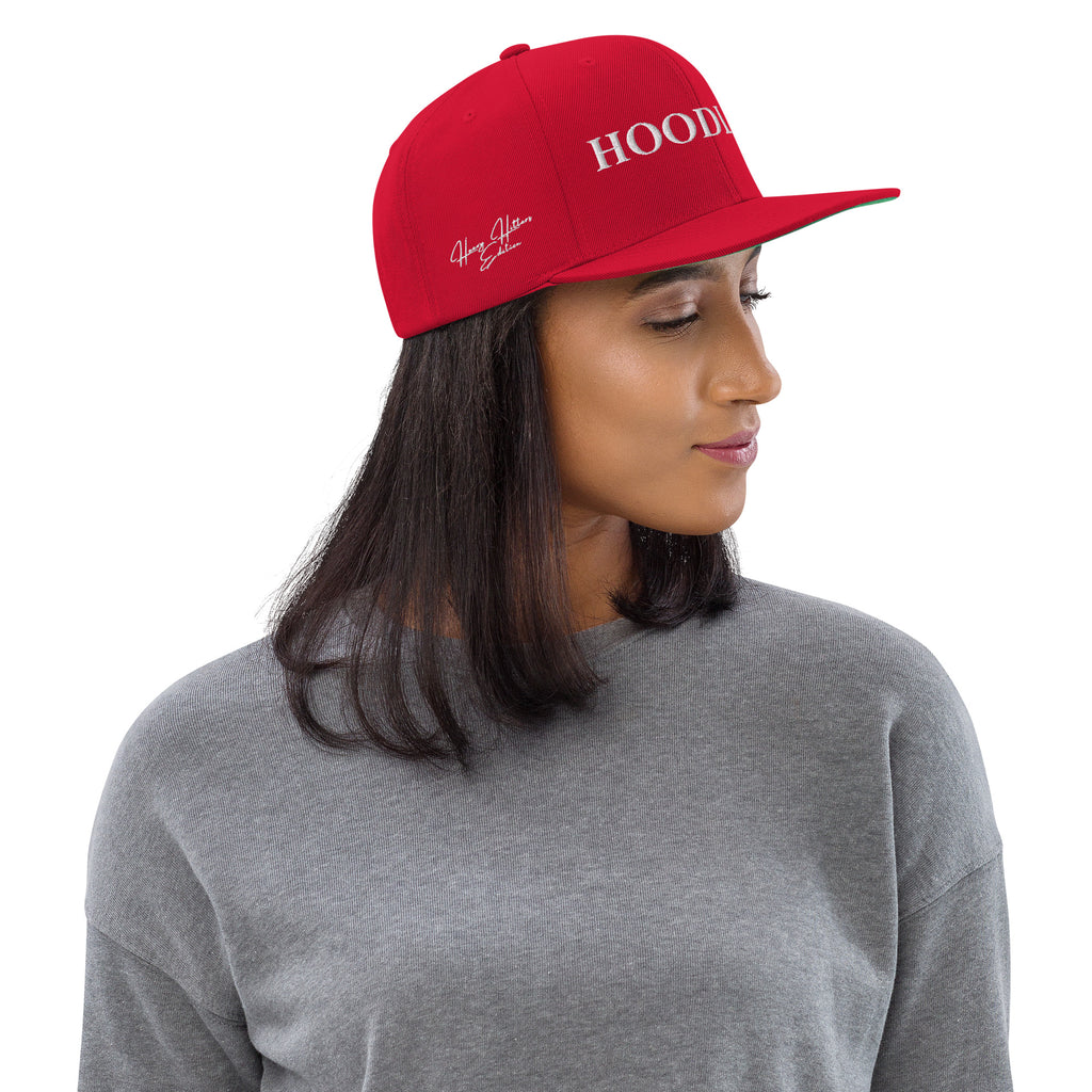 Baseball Rebel Snapback - Crimson Red - The Hoodlum Co.