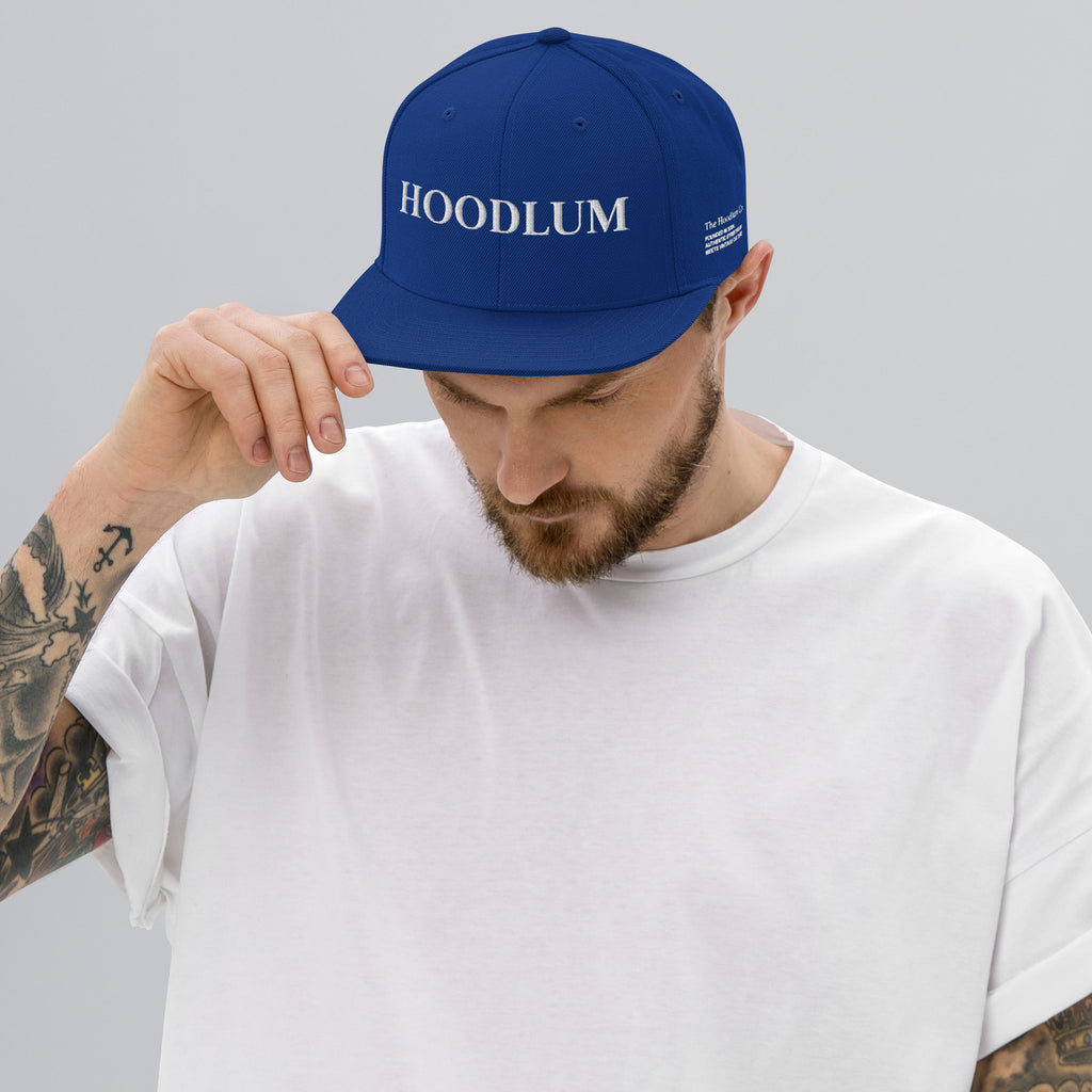 Baseball Rebel Snapback - Royal Blue - The Hoodlum Co.