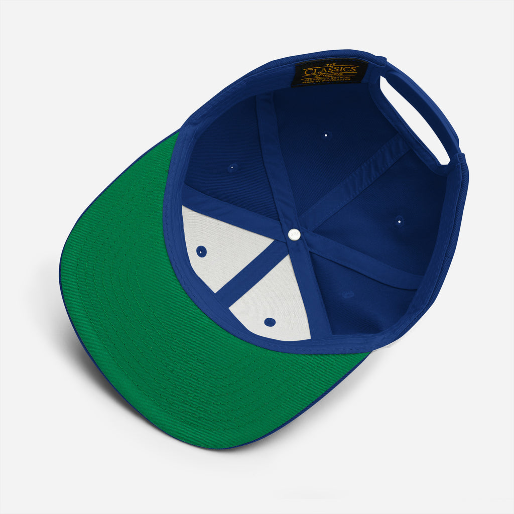 Baseball Rebel Snapback - Royal Blue - The Hoodlum Co.