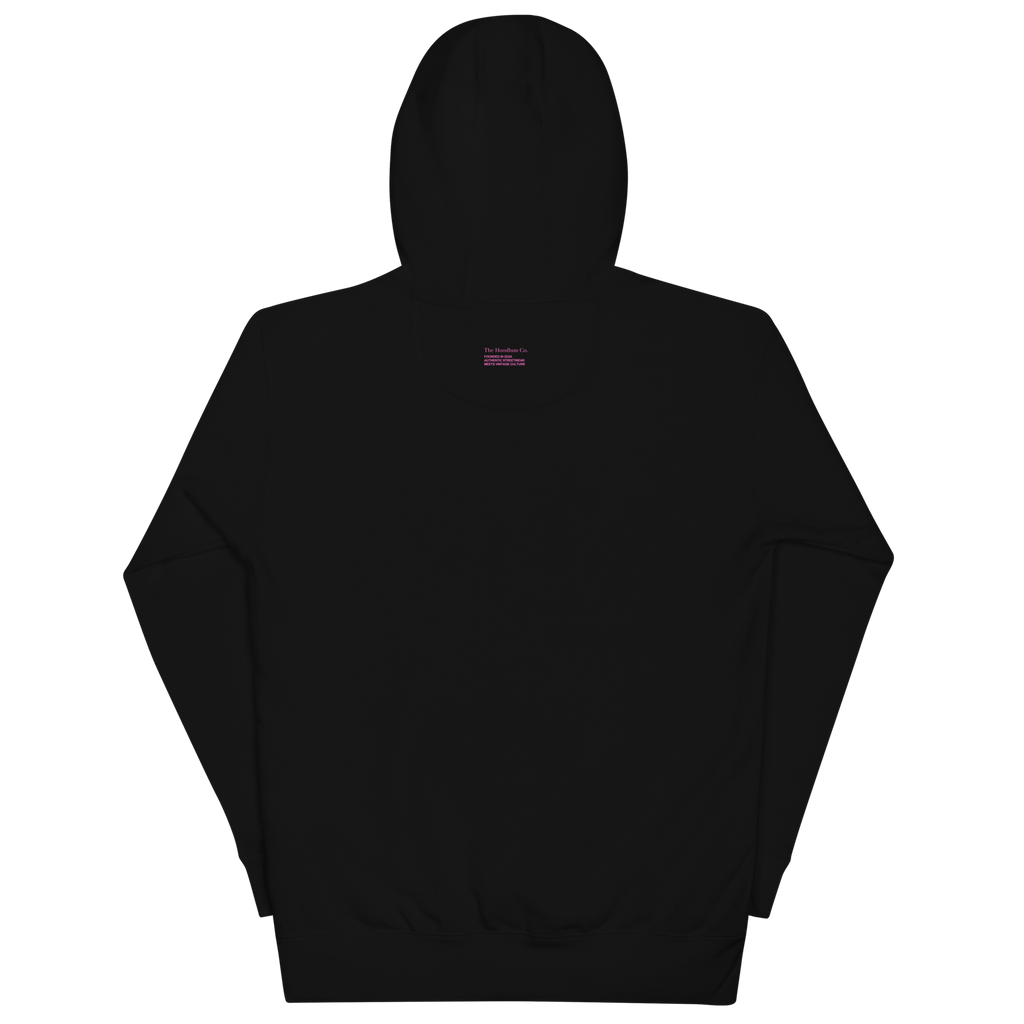 Hoodlum Classic Hoodie Black w/ Pink