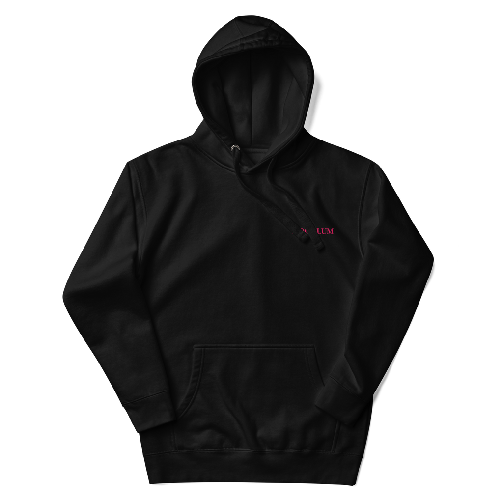 Hoodlum Classic Hoodie Black w/ Pink
