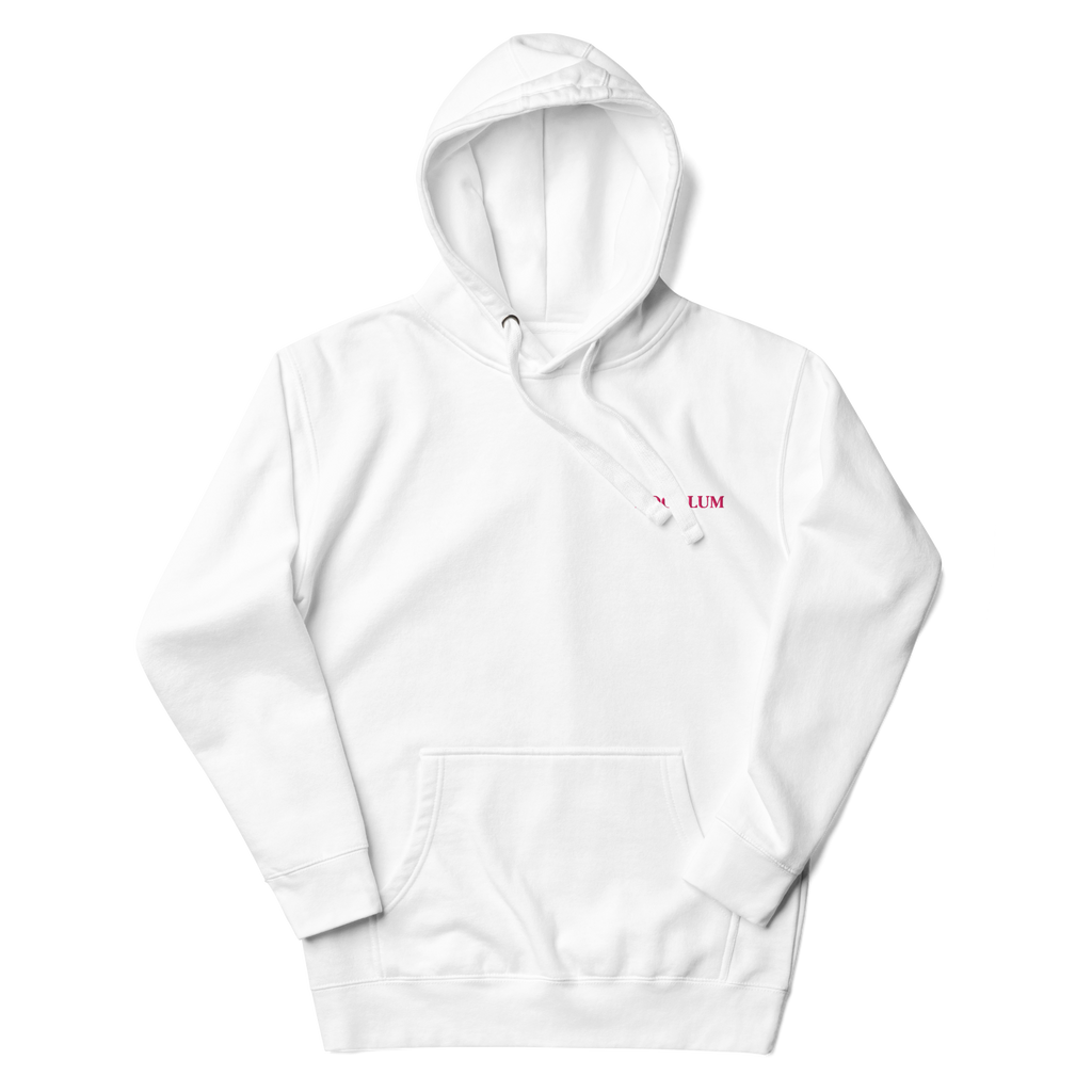 Hoodlum Classic Hoodie White w/ Pink