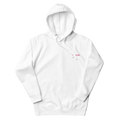 Hoodlum Classic Hoodie White w/ Pink