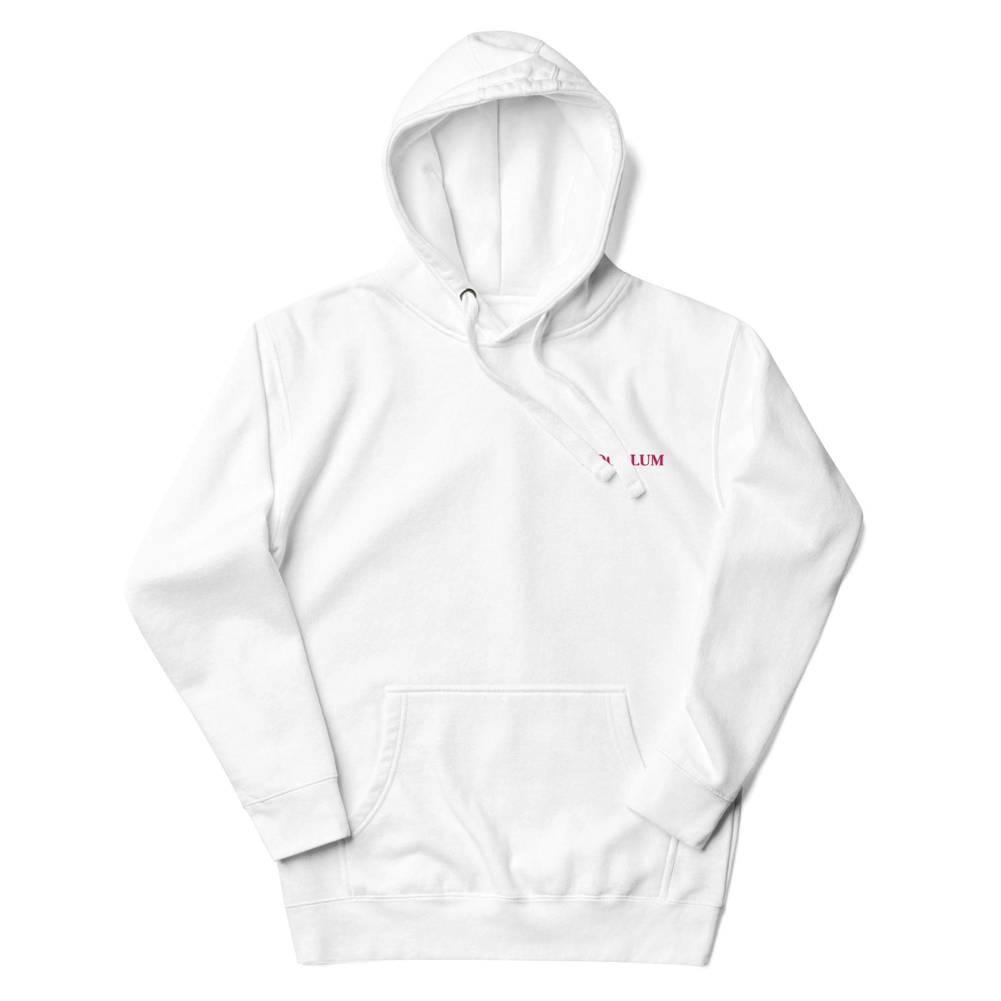 Hoodlum Classic Hoodie White w/ Pink