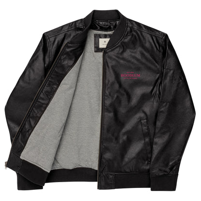 Kingpin Leather Bomber Jacket - The Hoodlum Co.