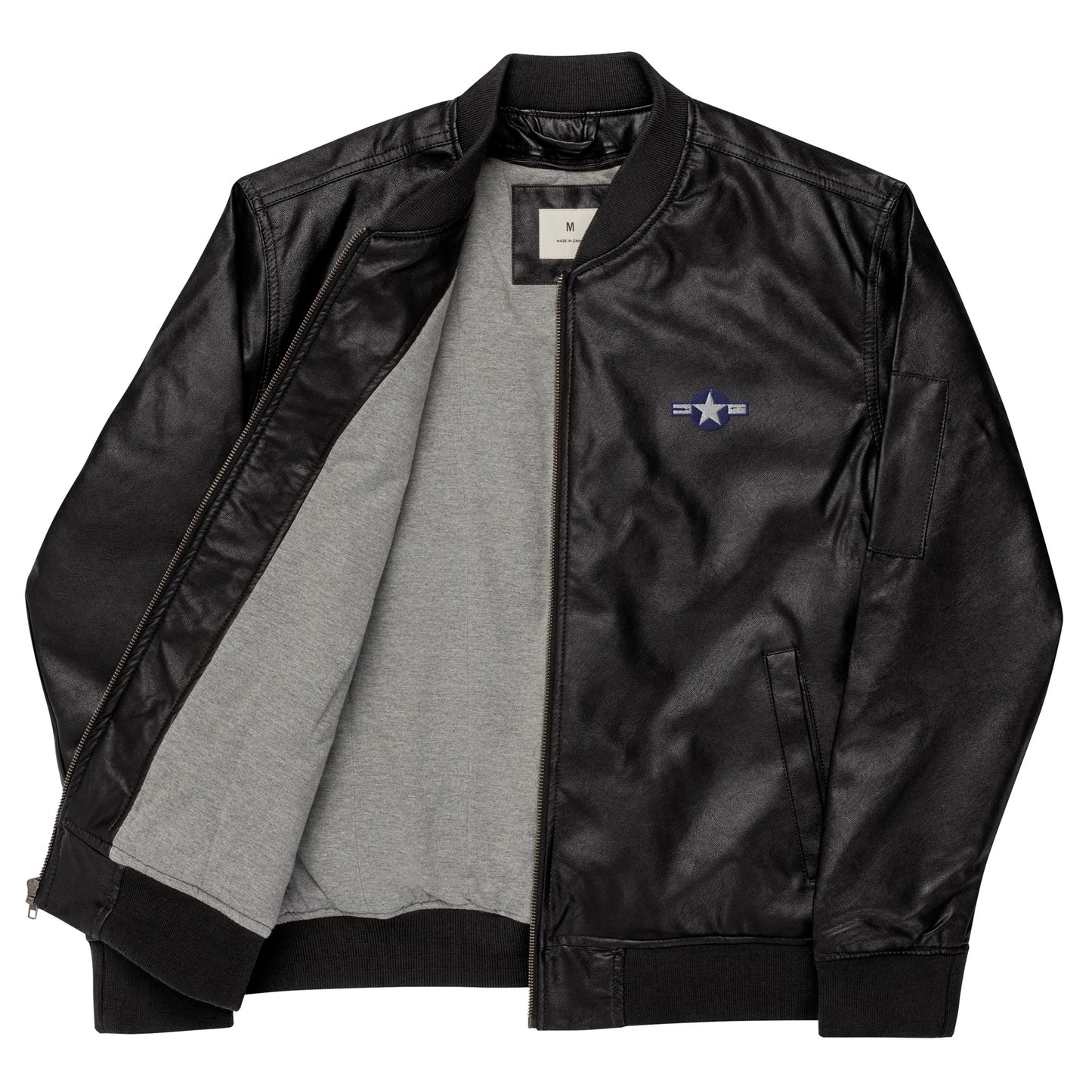 Maverick Armor Leather Bomber Jacket - The Hoodlum Co.