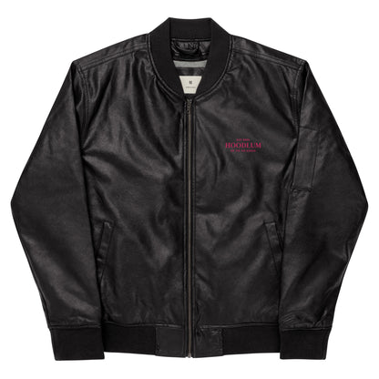 Kingpin Leather Bomber Jacket - The Hoodlum Co.