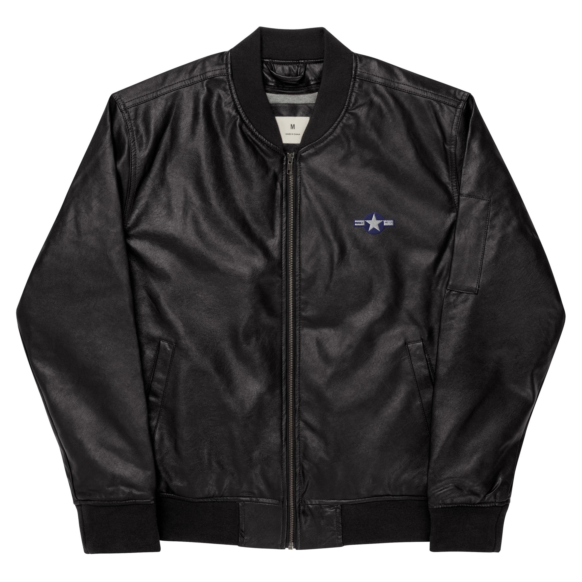 Maverick Armor Leather Bomber Jacket - The Hoodlum Co.