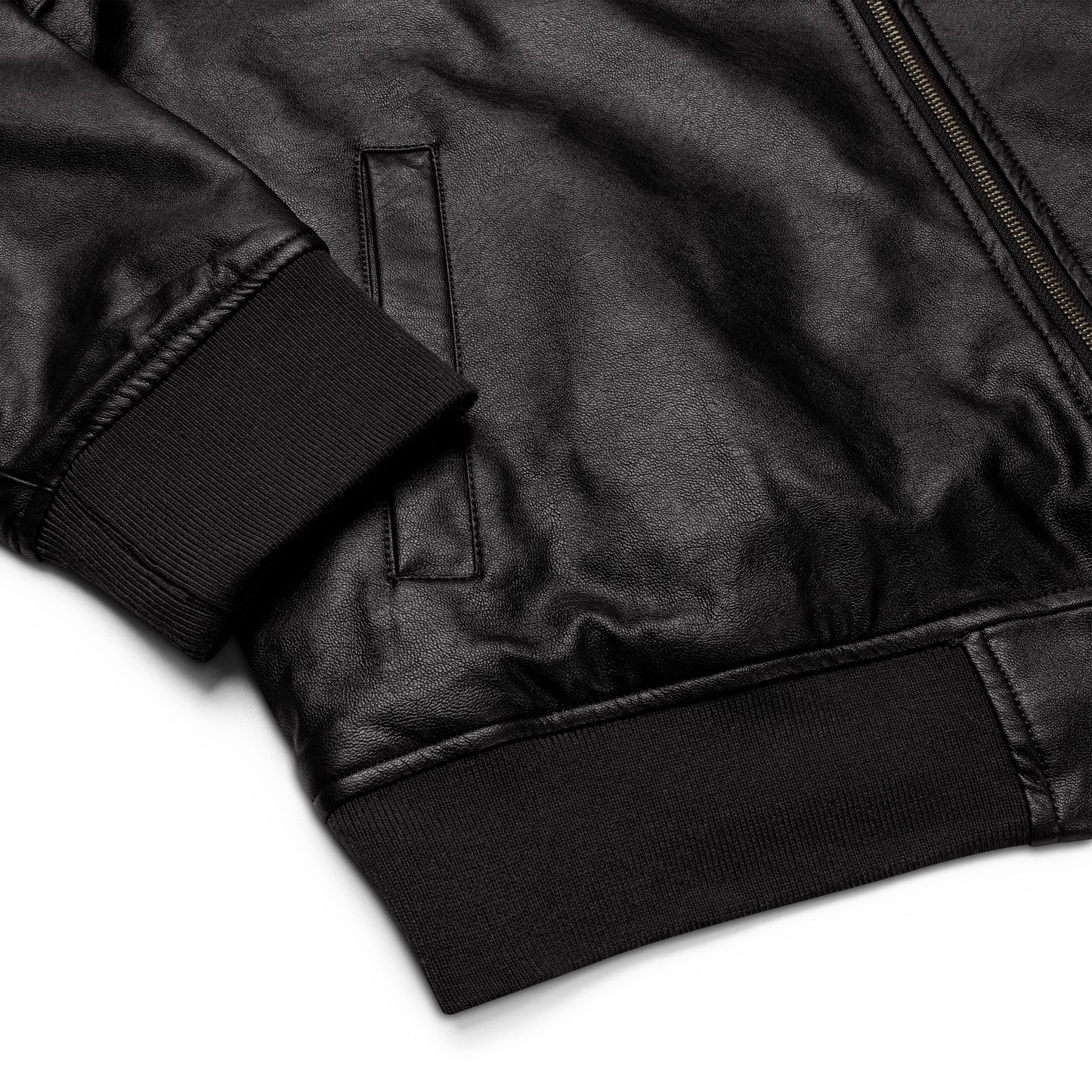 Kingpin Leather Bomber Jacket - The Hoodlum Co.