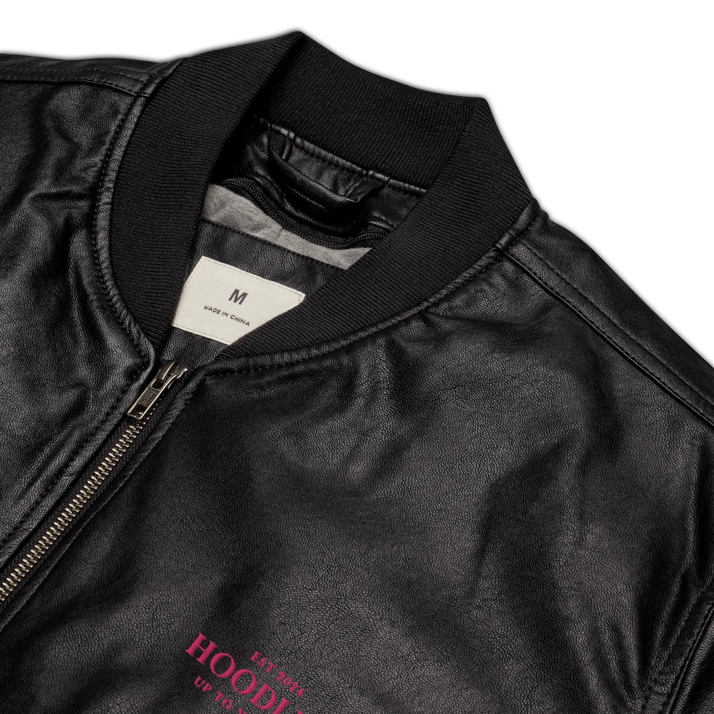 Kingpin Leather Bomber Jacket - The Hoodlum Co.