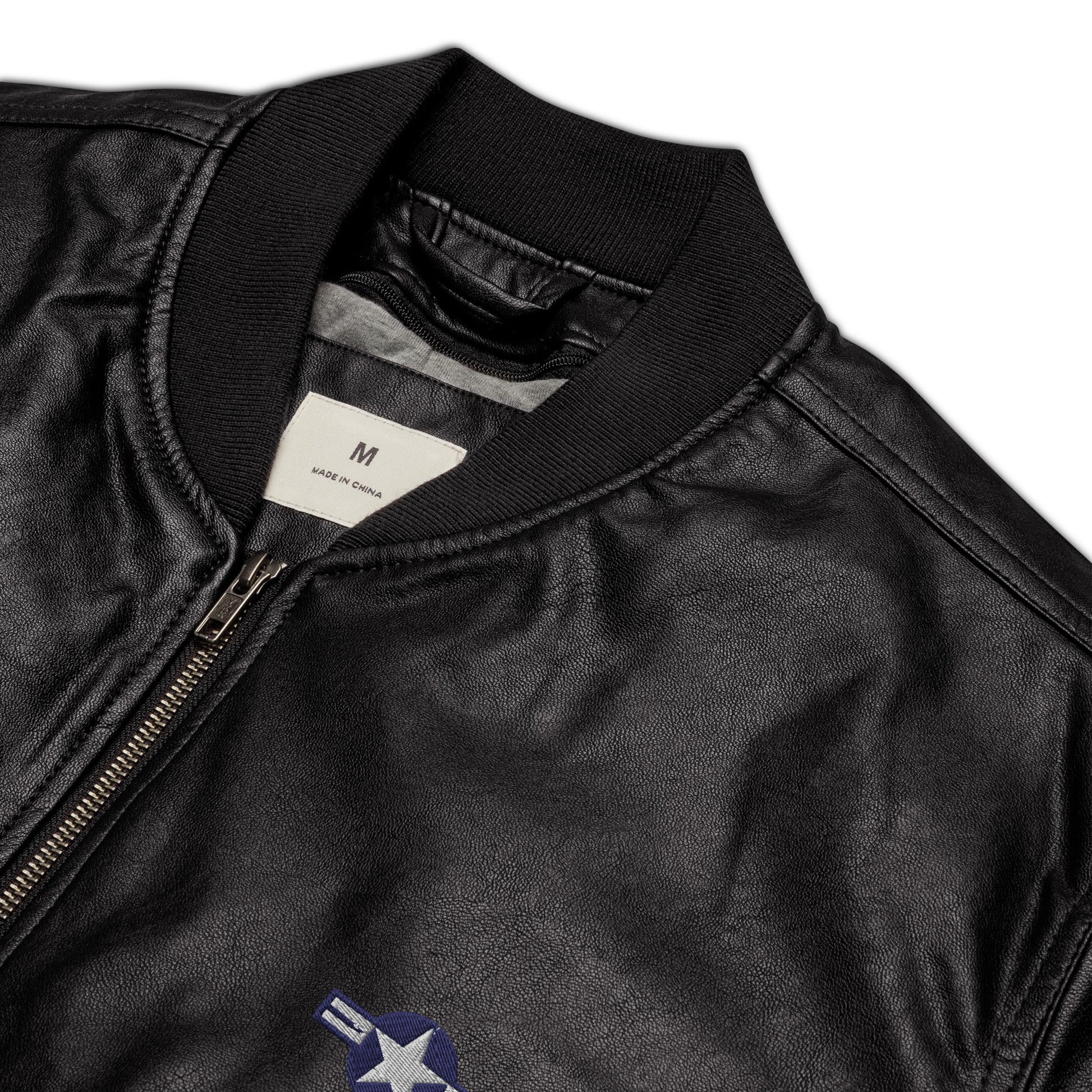 Maverick Armor Leather Bomber Jacket - The Hoodlum Co.