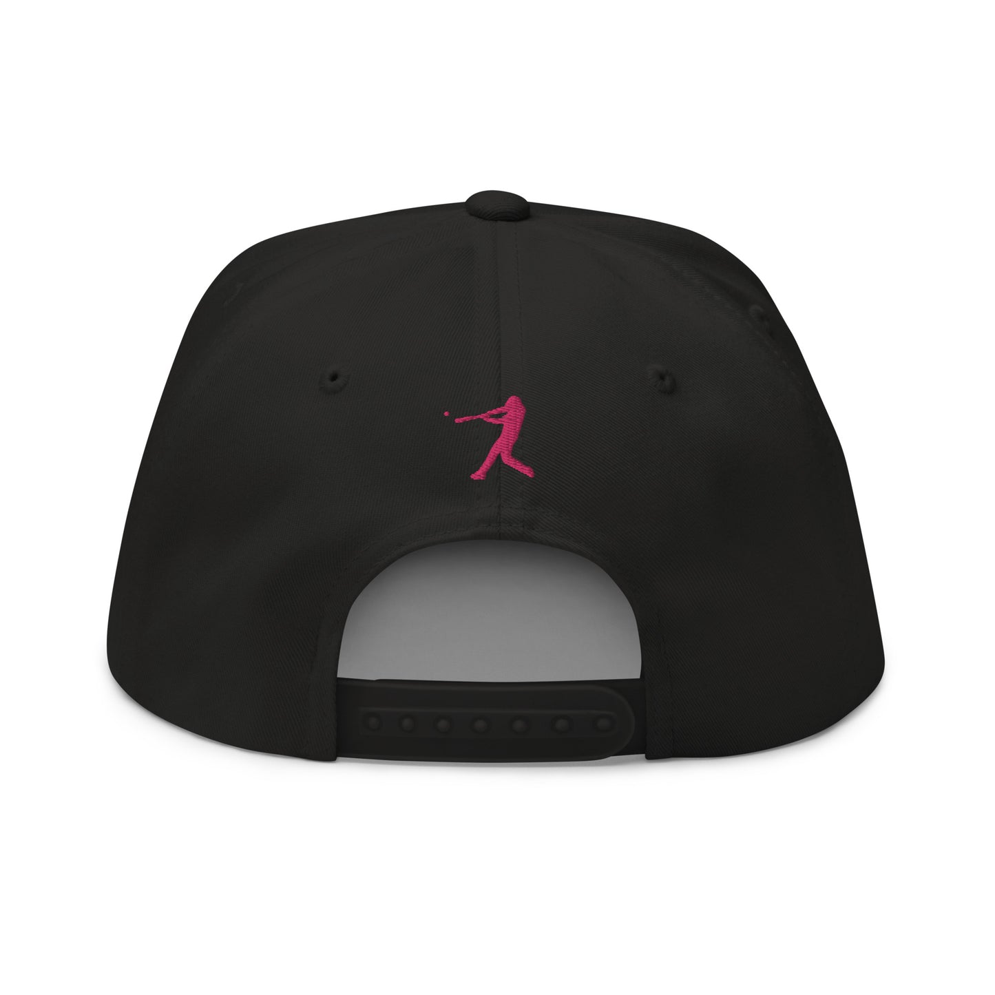 Flat Bill Baseball Cap: Heavy Hitters Edition - Black Diamond Blush