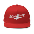 Flat Bill Baseball Cap: Heavy Hitters Edition - Crimson Red Classic - The Hoodlum Co.