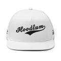 Flat Bill Baseball Cap: Heavy Hitters Edition - White Knight - The Hoodlum Co.