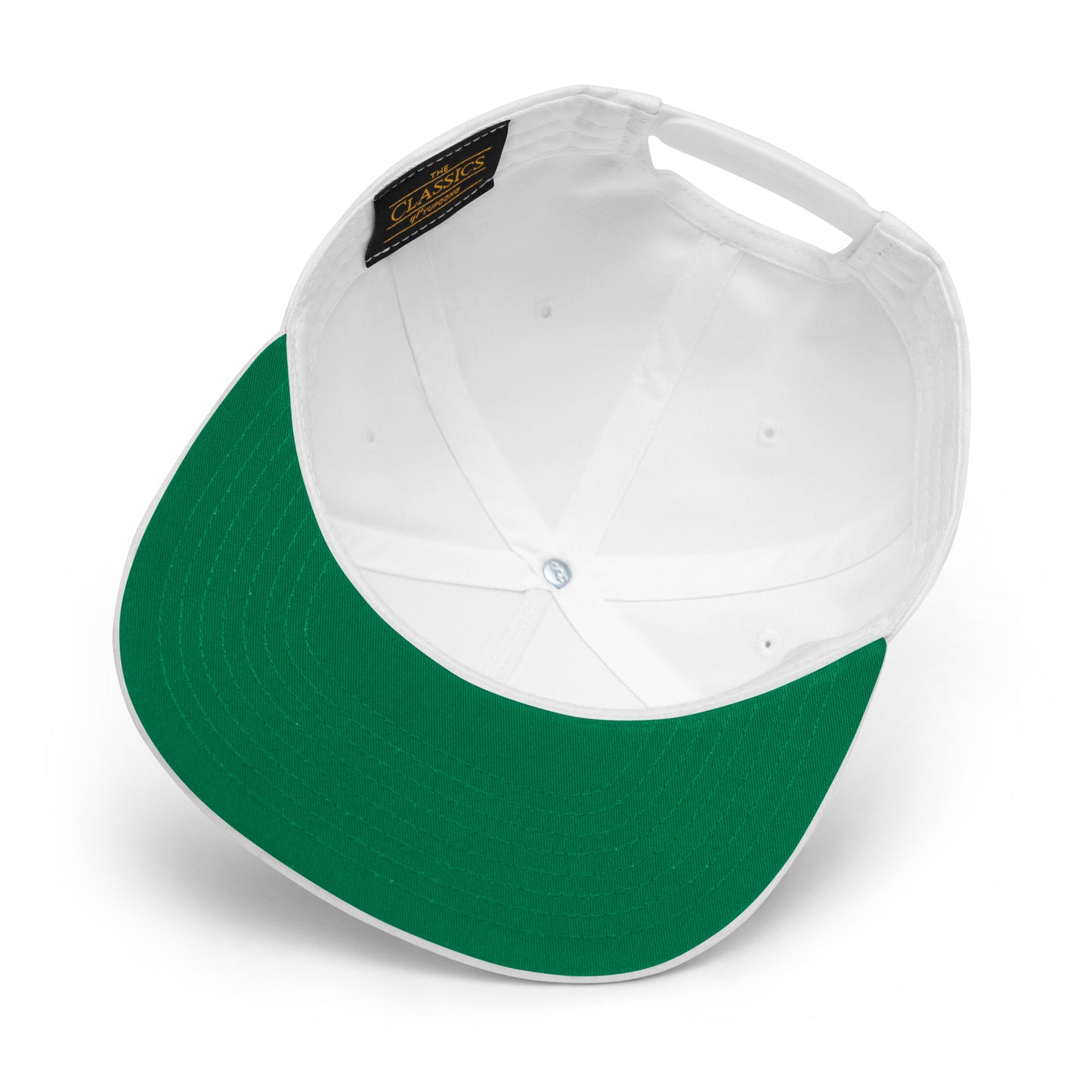 Flat Bill Baseball Cap: Heavy Hitters Edition - Blazing White