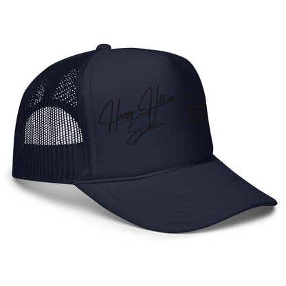 Midnight Blue Slugger Trucker