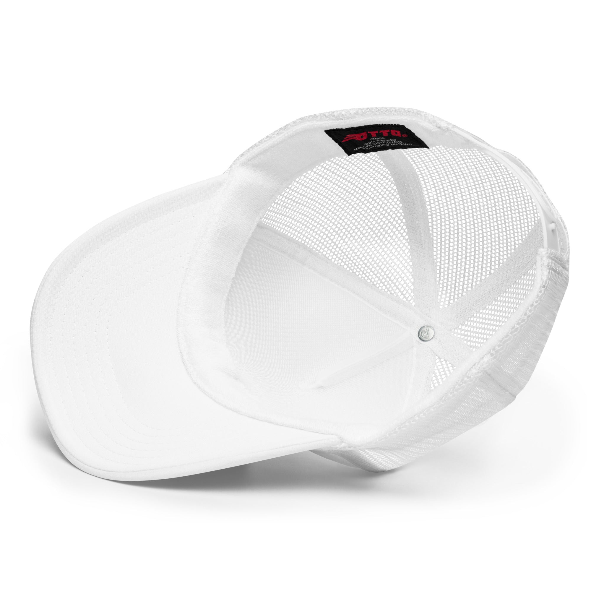 Game Day White Trucker - The Hoodlum Co.