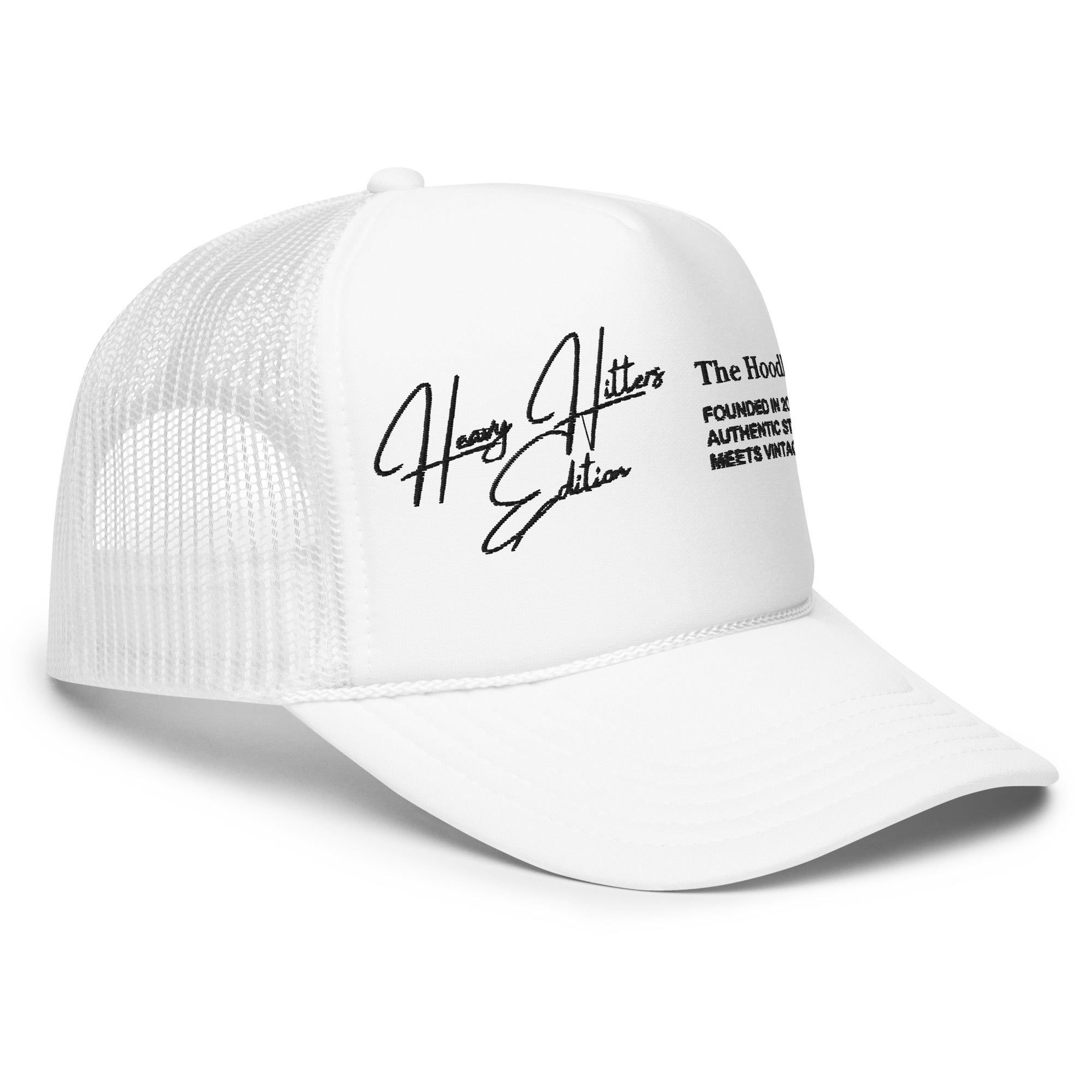 Game Day White Trucker - The Hoodlum Co.