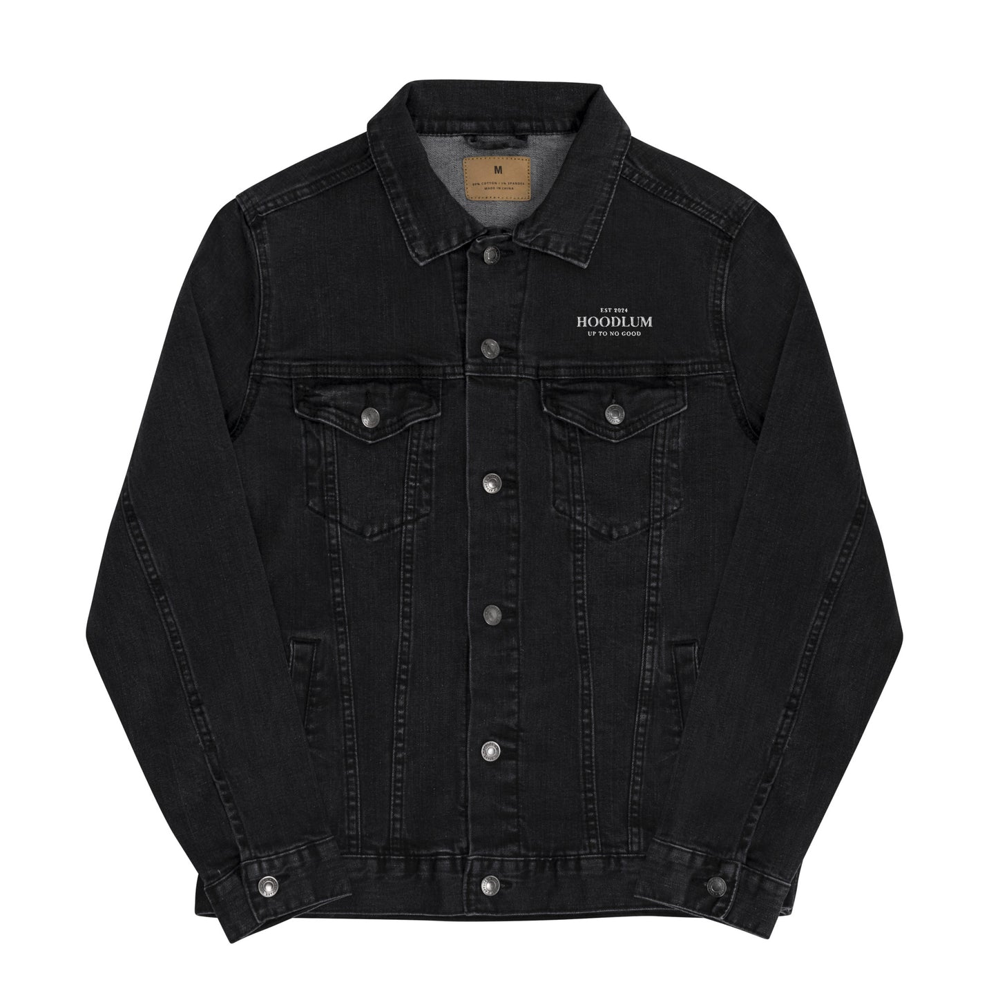 Outlaw Shield Denim Jacket - The Hoodlum Co.