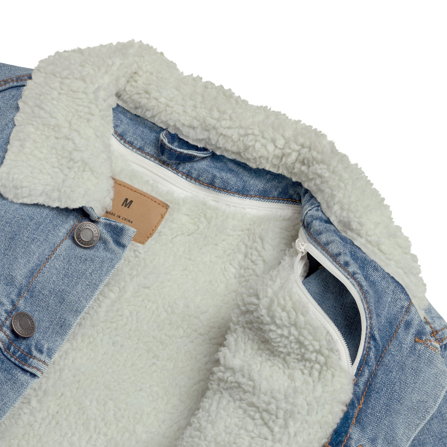 Sky General Denim Sherpa Jacket - The Hoodlum Co.