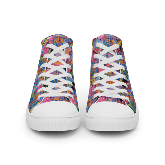 Three Queens Crown High-Top Canvas Sneakers - The Hoodlum Co.